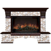 Каминокомплект Glenrich Бостон Арбат 86 (дуб)+Rondo S86