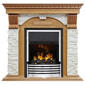 Dublin арочный сланец белый (дуб)+Flagstaff