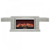 Каминокомплект Glenrich Тауэр Марсель S86 (беленый дуб)+Premier S86