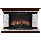 Каминокомплект Glenrich Лорд Старый город 36 (дуб)+Rondo S36