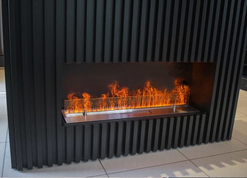 Электроочаг Schönes Feuer 3D FireLine 800 со стальной крышкой в Бийске