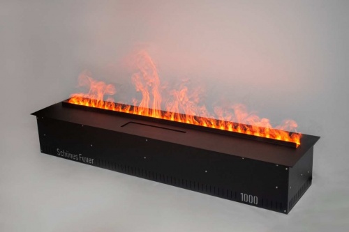 Электроочаг Schönes Feuer 3D FireLine 1000 Pro со стальной крышкой в Бийске