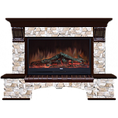 Каминокомплект Glenrich Бостон Арбат 86 (дуб)+Premier S86